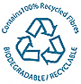 100% Recycled Paper Logo